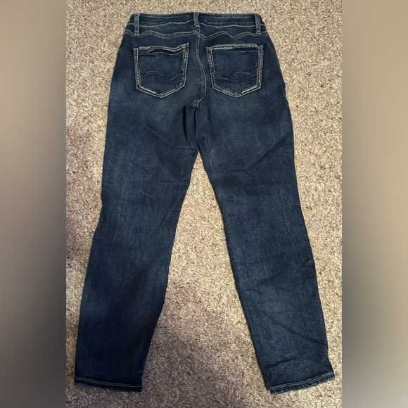 Silver Western Glove Works Avery Skinny Crop Jean - Picture 2 of 7